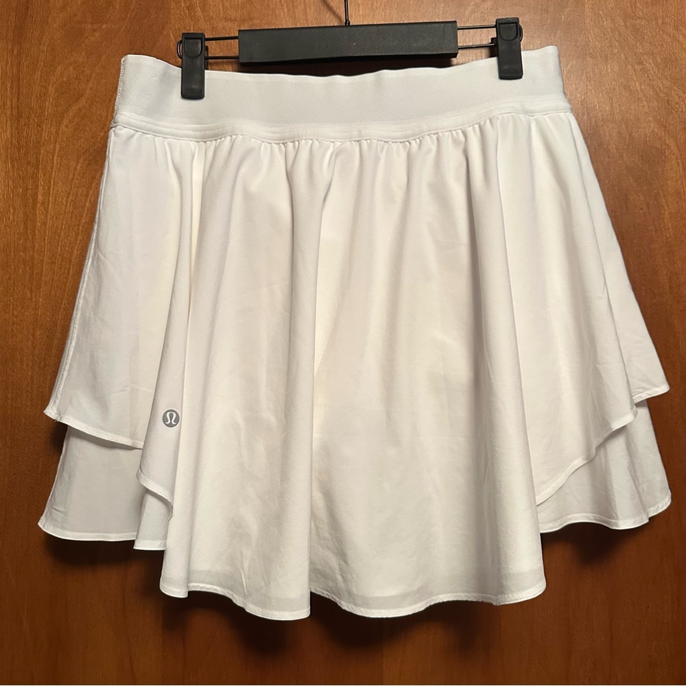 NWOT Lululemon Court Revival Hi-Rise HR White Skort 10‎ - Picture 2 of 4